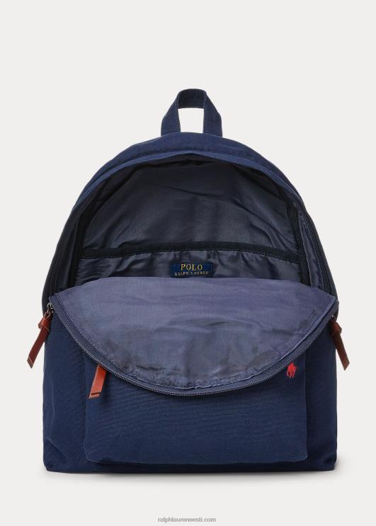 Ralph Lauren mehed lõuendist seljakott PR0V2387 Newporti merevägi