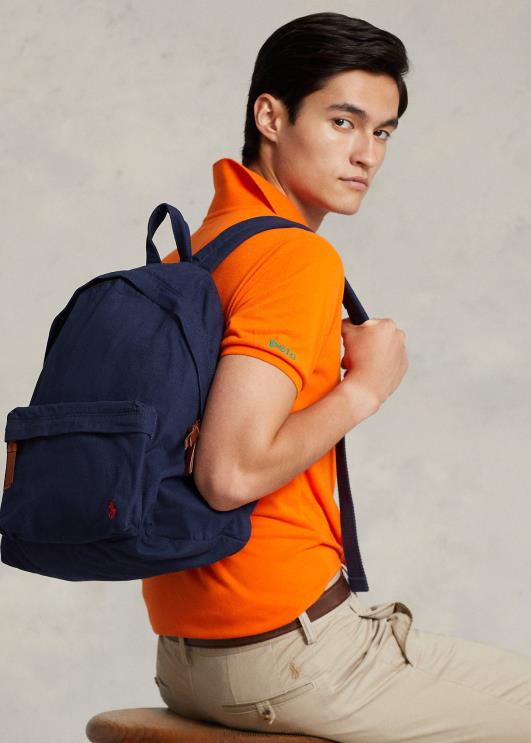 Ralph Lauren mehed lõuendist seljakott PR0V2387 Newporti merevägi