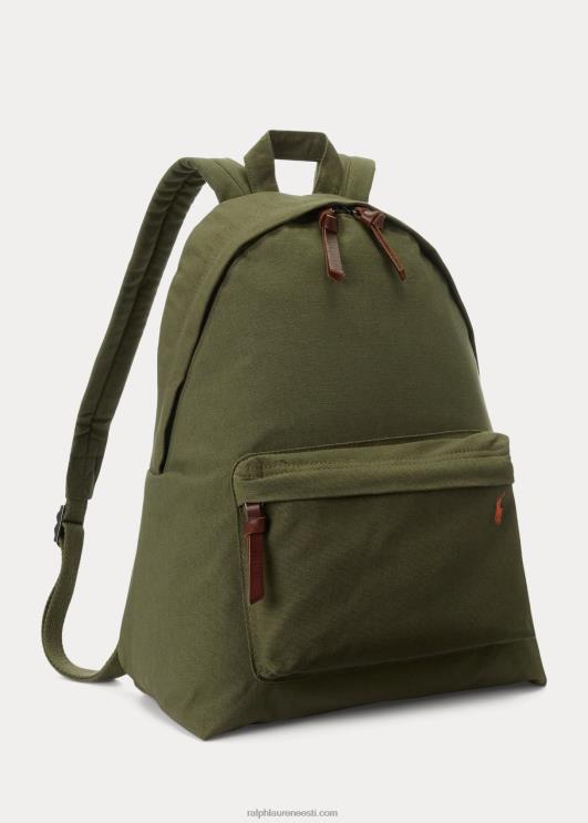 Ralph Lauren mehed lõuendist seljakott PR0V2389 tume salvei