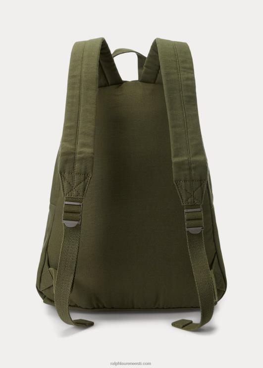 Ralph Lauren mehed lõuendist seljakott PR0V2389 tume salvei