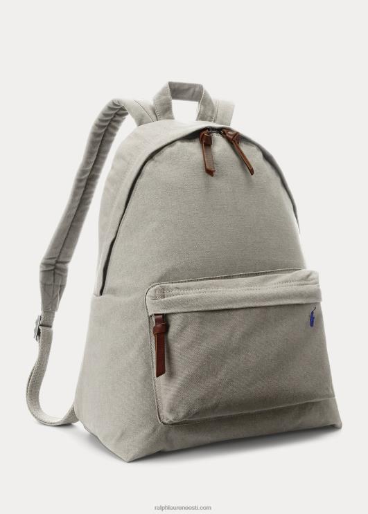 Ralph Lauren mehed lõuendist seljakott PR0V2390 hall udu