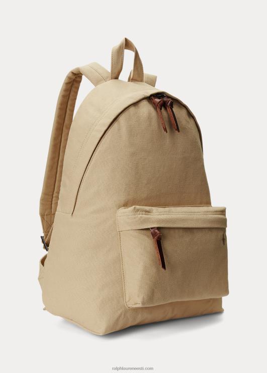 Ralph Lauren mehed lõuendist seljakott PR0V2392 vintage khaki