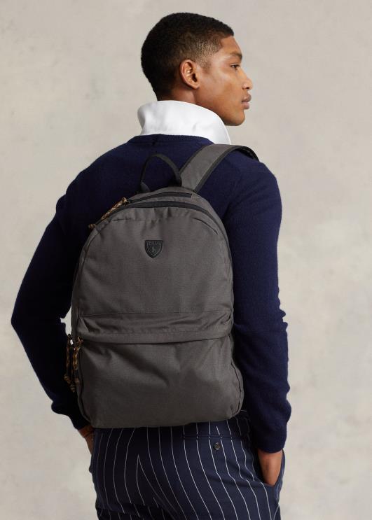 Ralph Lauren mehed lõuendist seljakott PR0V2557 süsihall