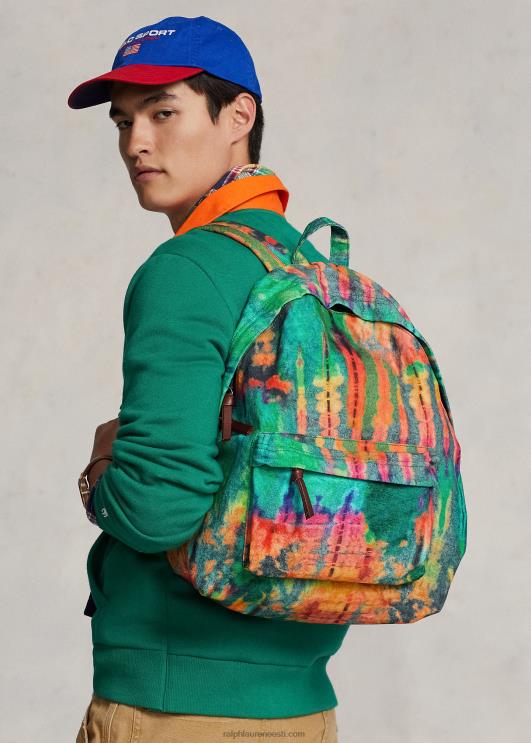 Ralph Lauren mehed lipsuvärviga lõuendist seljakott PR0V2347 lipsuvärv