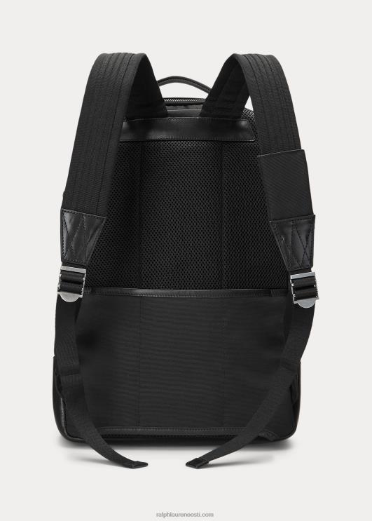 Ralph Lauren mehed nahast ääristega reisiseljakott PR0V2348 must