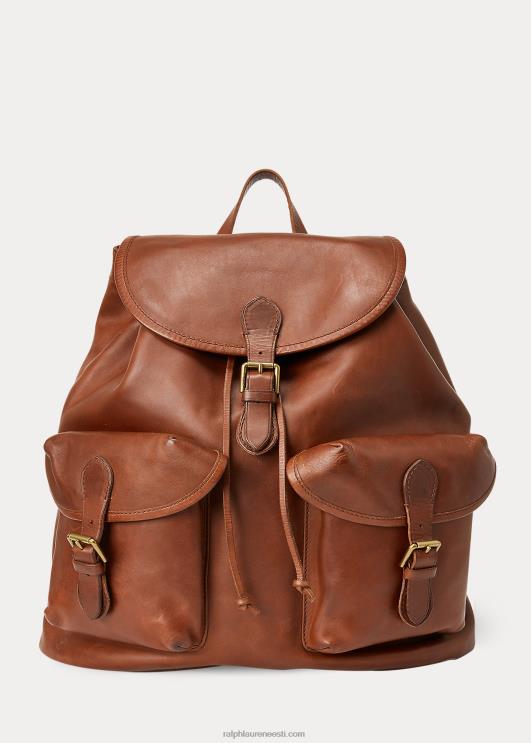 Ralph Lauren mehed pärandnahast seljakott PR0V2333 sadul