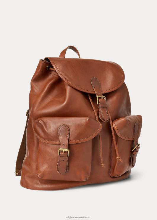 Ralph Lauren mehed pärandnahast seljakott PR0V2333 sadul