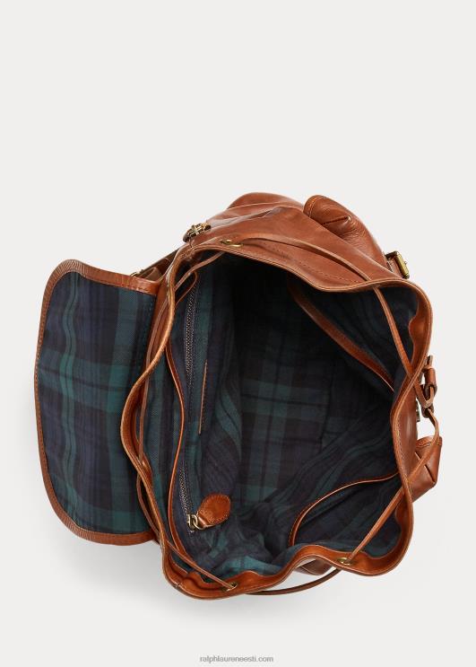 Ralph Lauren mehed pärandnahast seljakott PR0V2333 sadul