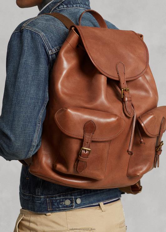 Ralph Lauren mehed pärandnahast seljakott PR0V2333 sadul