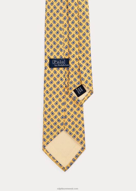 Ralph Lauren mehed korralik siidist lips PR0V2417 kollane