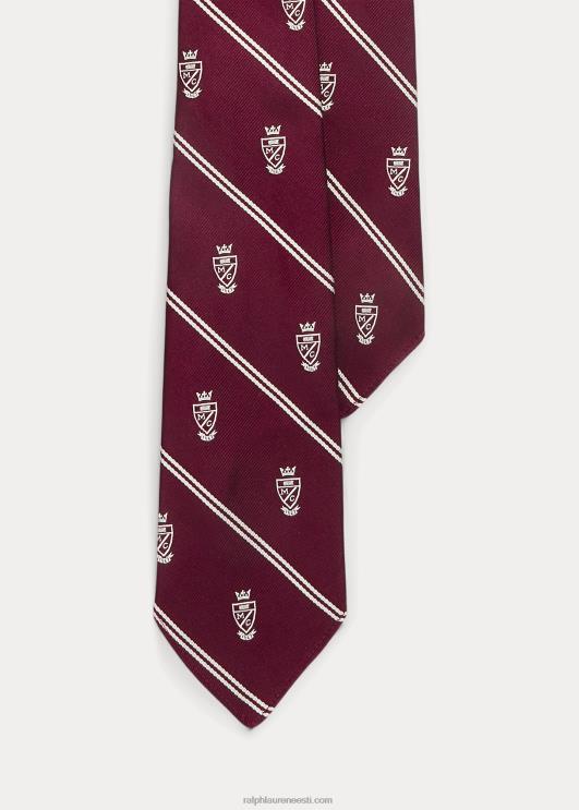 Ralph Lauren mehed morehouse kollektsiooniklubi lips PR0V2634 maroon/valge