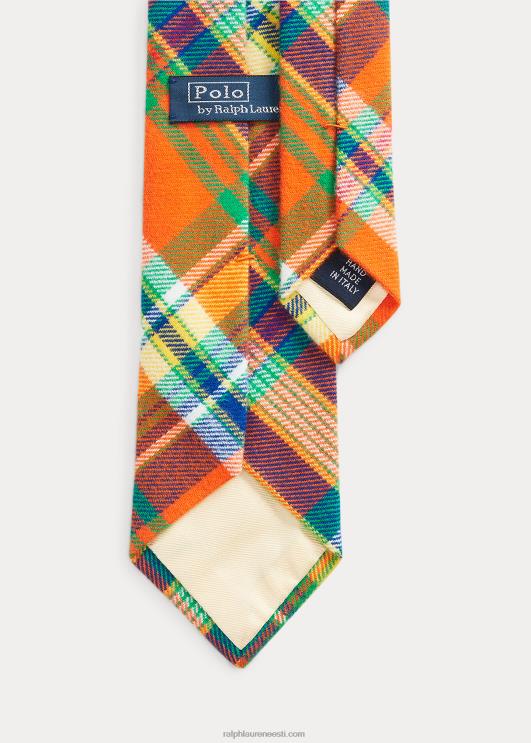 Ralph Lauren mehed polo karu ruuduline flanelllips PR0V2519 oranž/kuninglik multi