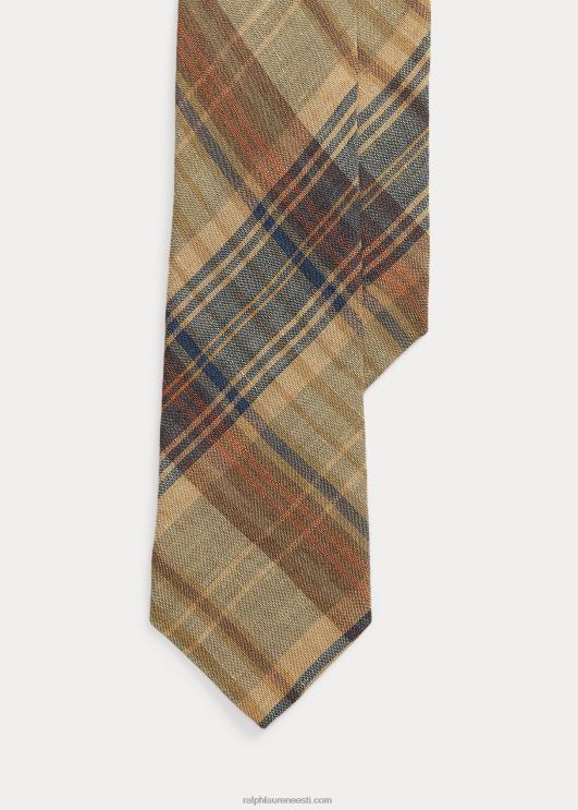 Ralph Lauren mehed ruuduline linane lips PR0V2225 khaki multi