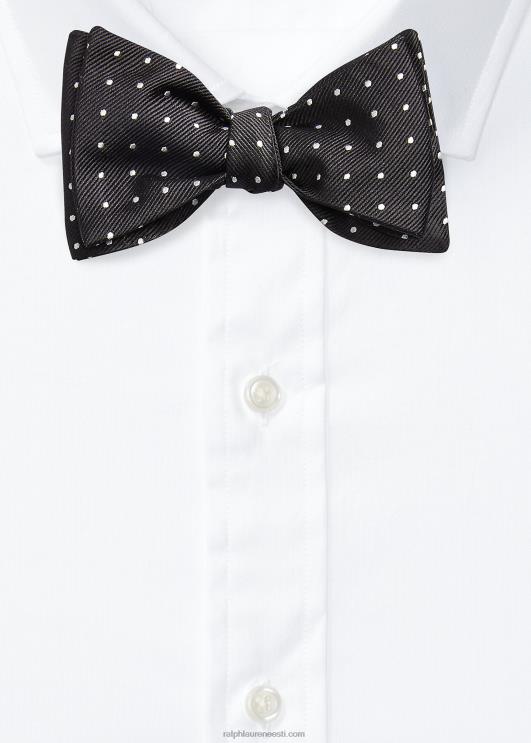 Ralph Lauren mehed täpiline siidist repp kikilips PR0V2286 must valge