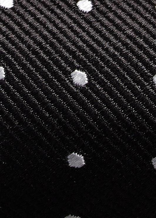 Ralph Lauren mehed täpiline siidist repp kikilips PR0V2286 must valge