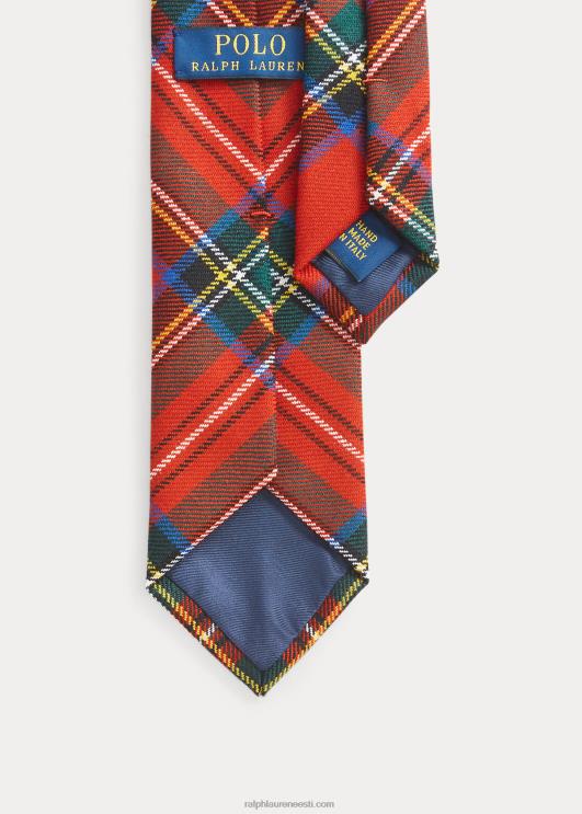 Ralph Lauren mehed tartanvillane kitsas lips PR0V2648 punane/roheline