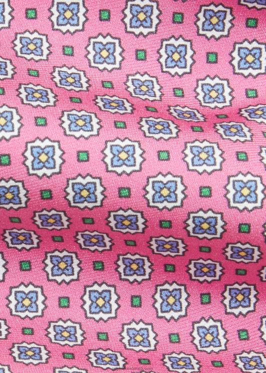 Ralph Lauren mehed trükiga siidist lips PR0V8747 roosa