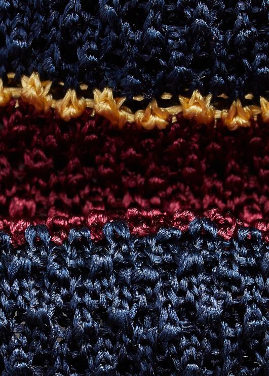 Ralph Lauren mehed triibuline kootud siidist lips PR0V2283 vein/merevägi/kuld