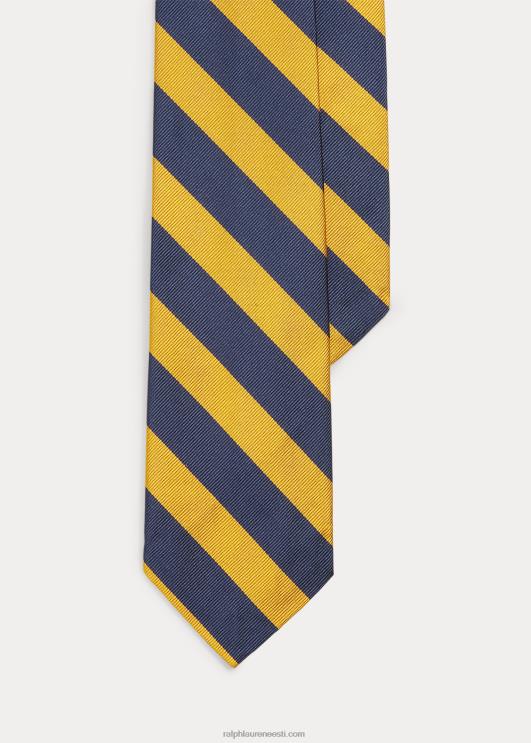 Ralph Lauren mehed triibuline siidist repp lips PR0V2260 merevägi/kuld