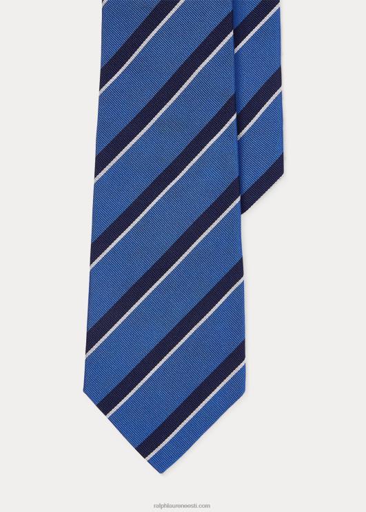 Ralph Lauren mehed triibuline siidist repp lips PR0V2676 sinine/merepunane