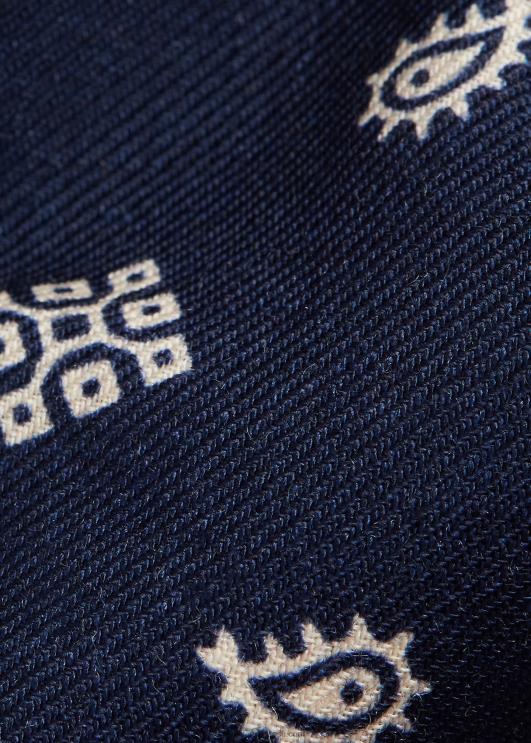 Ralph Lauren mehed vintage-inspireeritud bandannavillane lips PR0V2512 merevägi