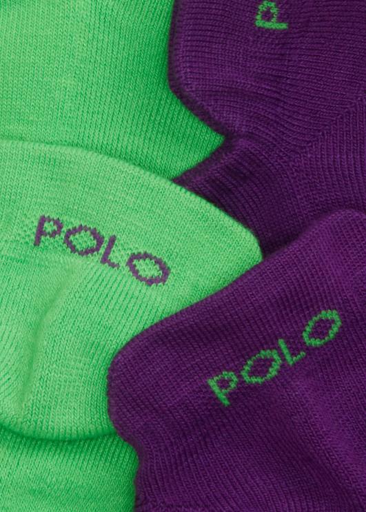 Ralph Lauren mehed logoga madala lõikega sokk 6 tk PR0V2306 neoon