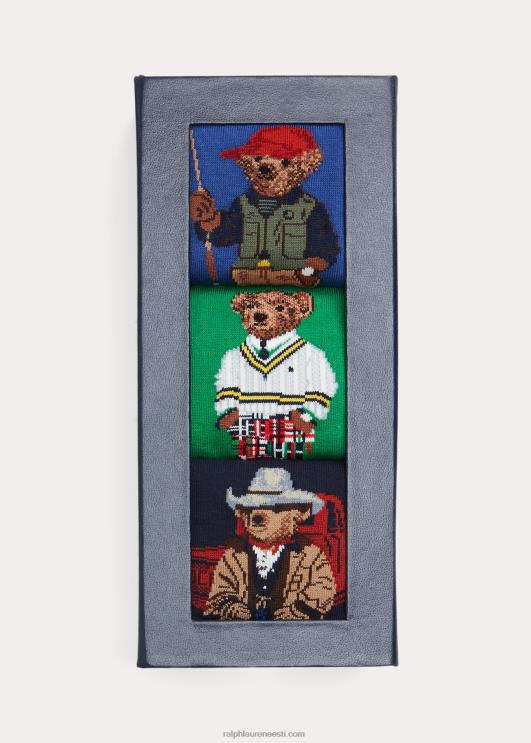 Ralph Lauren mehed polo karu 3 sokiga kinkekomplekt PR0V2323 assortii