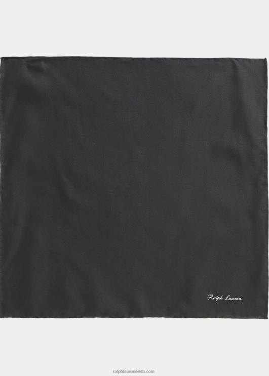 Ralph Lauren mehed siidist tasku ruut PR0V2660 must