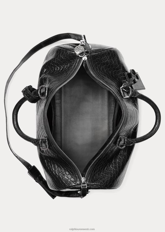 Ralph Lauren mehed alligaator Bostoni kott PR0V9011 must