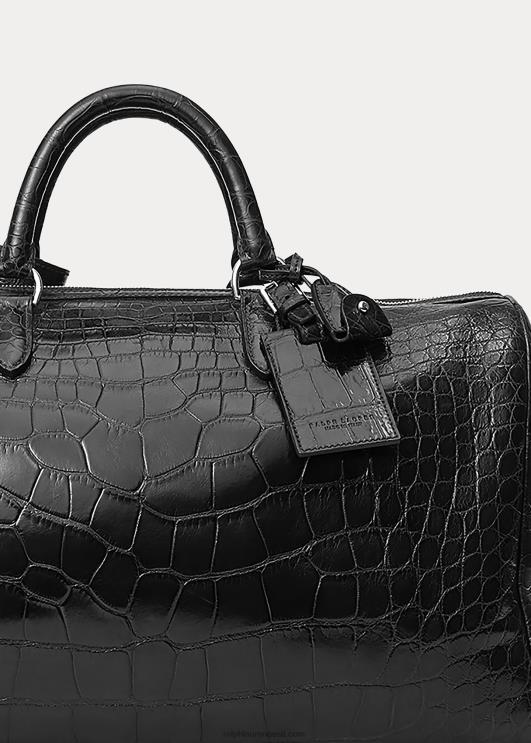 Ralph Lauren mehed alligaator Bostoni kott PR0V9011 must