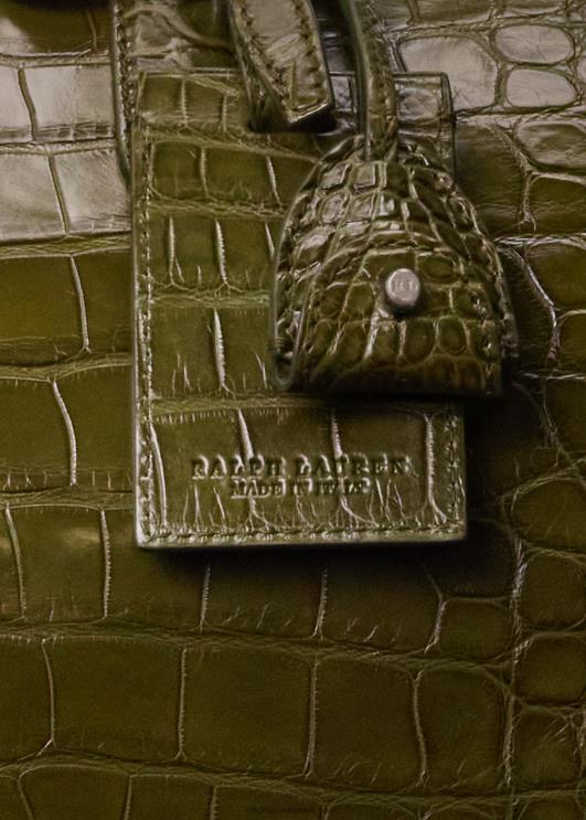 Ralph Lauren mehed alligaator Bostoni kott PR0V9012 loden