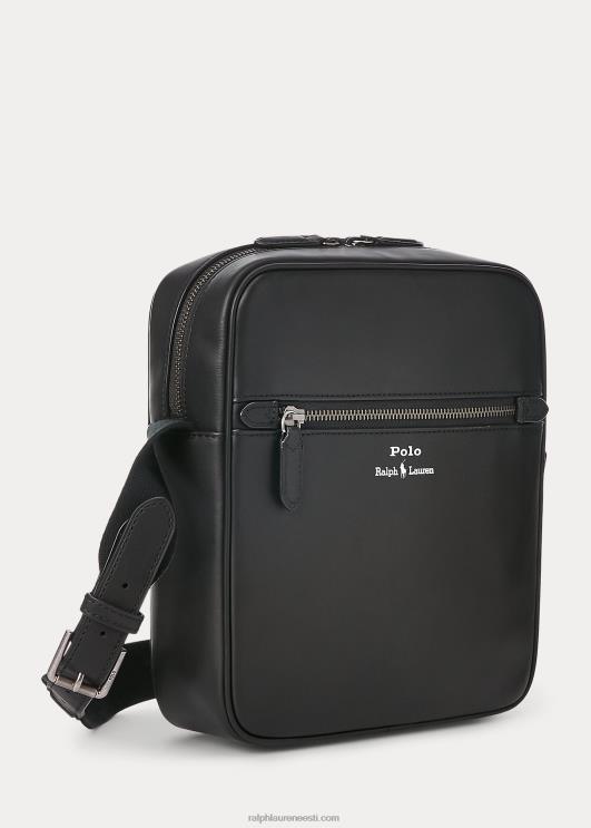 Ralph Lauren mehed nahast crossbody kott PR0V2568 must