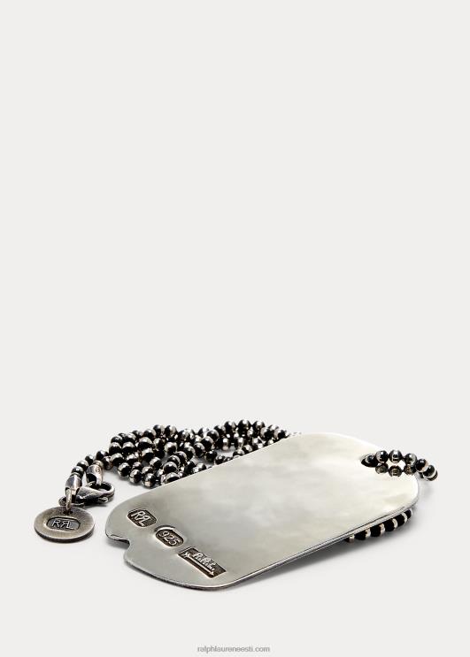 Ralph Lauren mehed hõbedane kaelakee PR0V8899 hõbedane