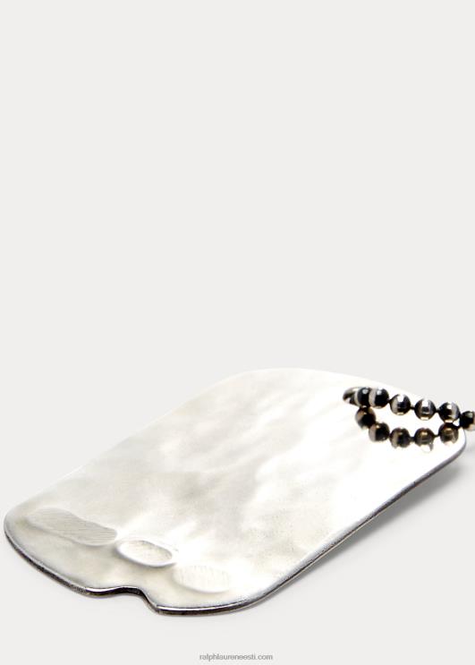 Ralph Lauren mehed hõbedane kaelakee PR0V8899 hõbedane