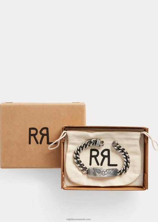 Ralph Lauren mehed käsitsi valmistatud hõbedast id käevõru PR0V8883 hõbedane