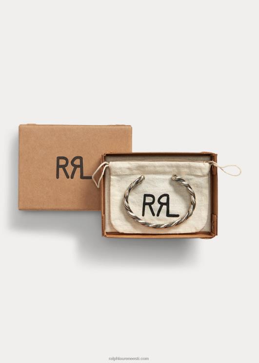 Ralph Lauren mehed keerutatud naelsterlingi mansett PR0V8909