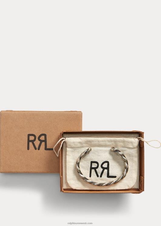 Ralph Lauren mehed keerutatud naelsterlingi mansett PR0V8909