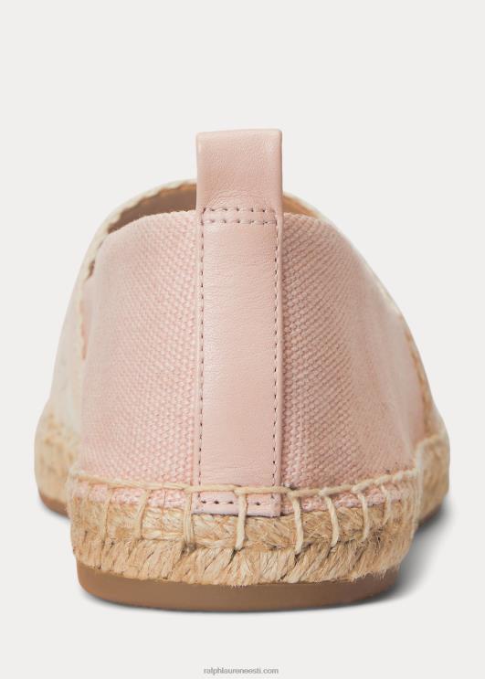 Ralph Lauren naised caylee iii lõuend espadrill PR0V5061 heleroosa