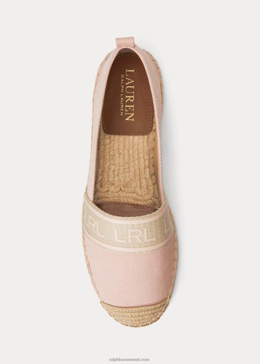 Ralph Lauren naised caylee iii lõuend espadrill PR0V5061 heleroosa