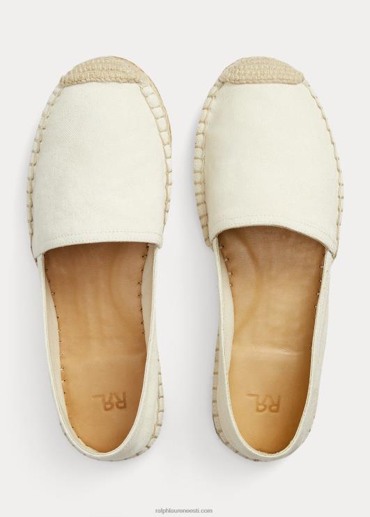 Ralph Lauren naised lõuend espadrill PR0V4985 greige