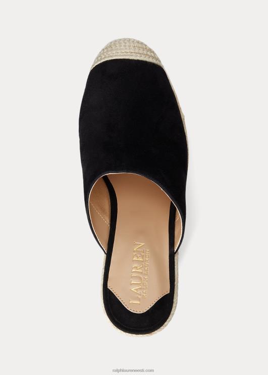 Ralph Lauren naised pennie seemisnahast espadrill PR0V5048 must