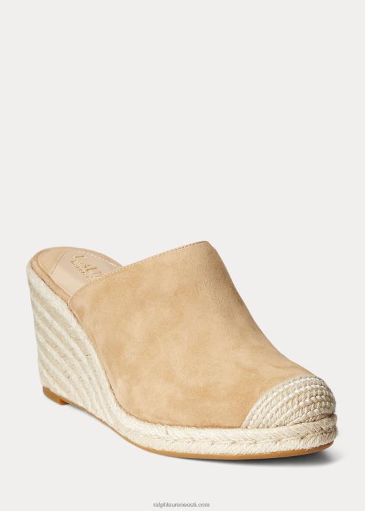 Ralph Lauren naised pennie seemisnahast espadrill PR0V5049 kaamel