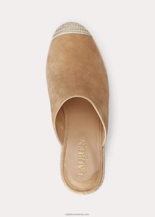 Ralph Lauren naised pennie seemisnahast espadrill PR0V5049 kaamel