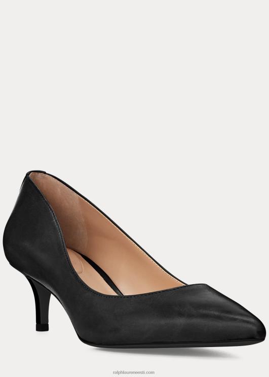 Ralph Lauren naised adrienne nahast pump PR0V5094 must
