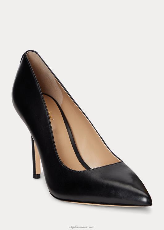 Ralph Lauren naised lindella ii poleeritud nahast pump PR0V5104 must