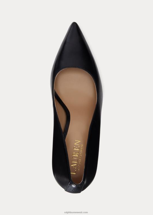 Ralph Lauren naised lindella ii poleeritud nahast pump PR0V5104 must