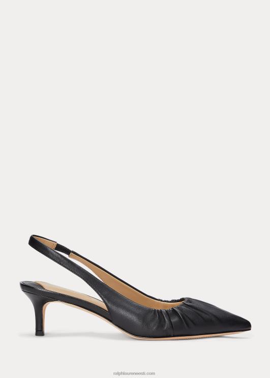 Ralph Lauren naised lolah nappa nahast slingback pump PR0V5030 must