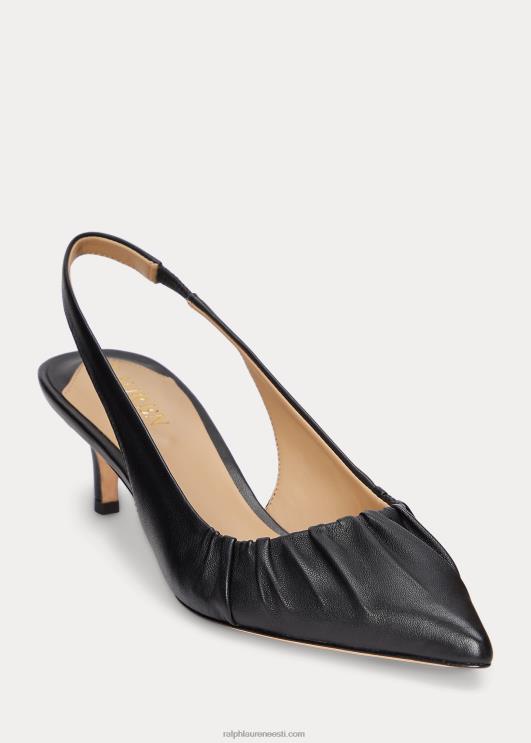 Ralph Lauren naised lolah nappa nahast slingback pump PR0V5030 must
