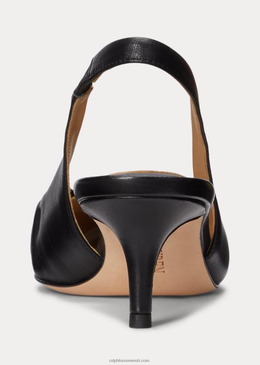 Ralph Lauren naised lolah nappa nahast slingback pump PR0V5030 must