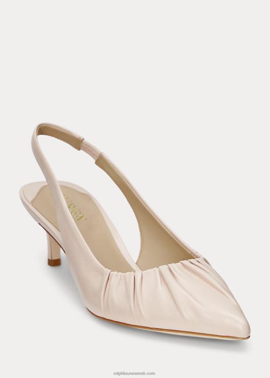 Ralph Lauren naised lolah nappa nahast slingback pump PR0V5033 heleroosa